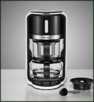 Rommelsbacher TA 1200 Tee Automat, 1200 Watt, weiß/schwarz